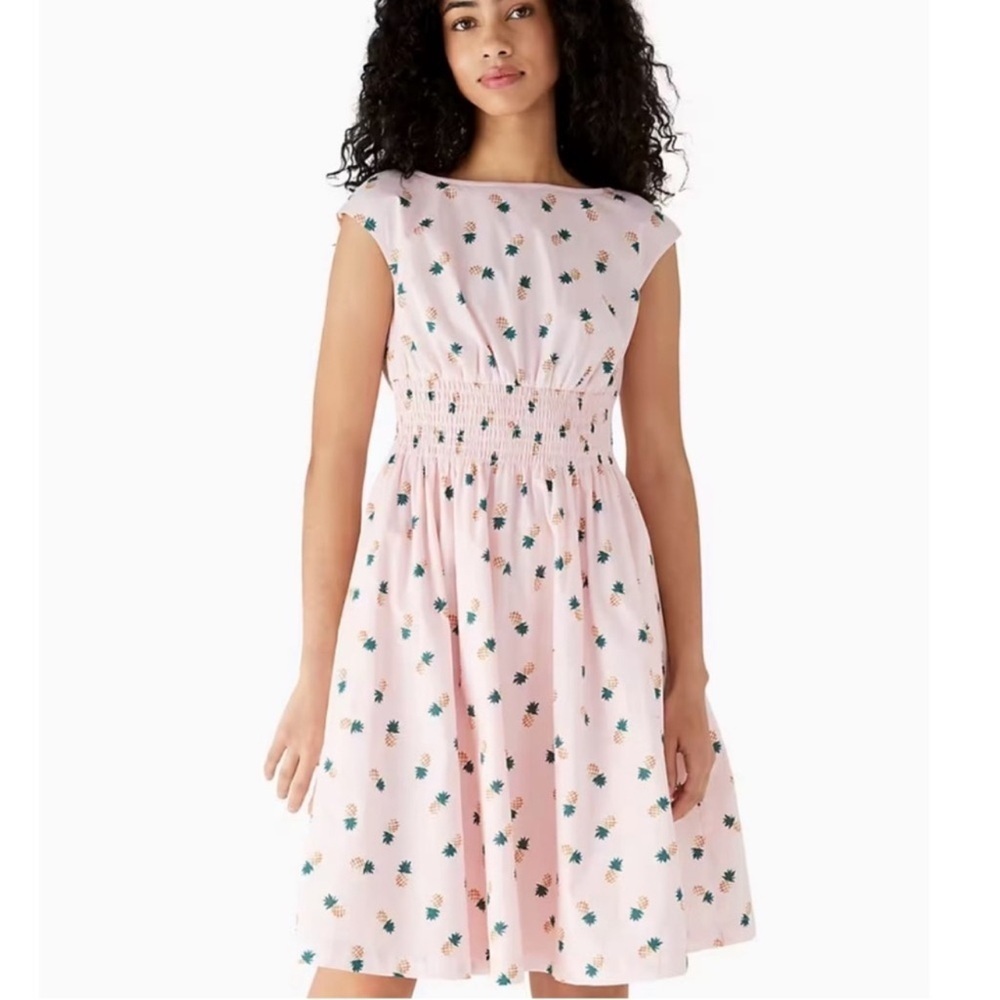 Pink Floral Kids Dress